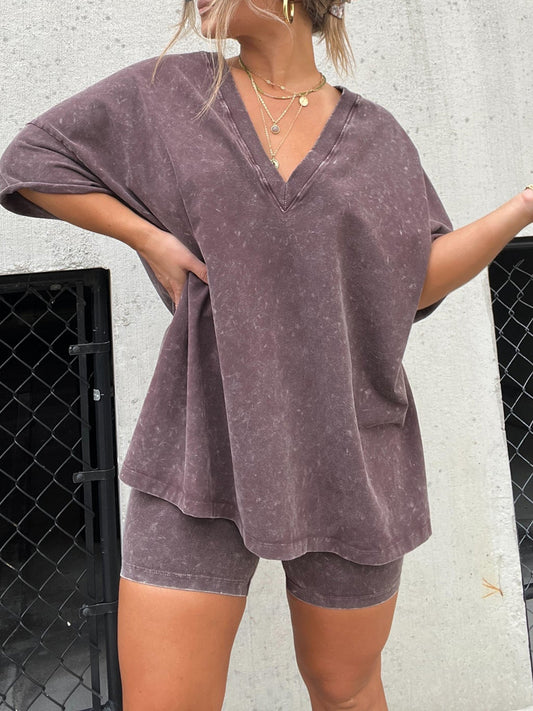 Vanya - Women's Loose T-Shirt Set - photo 2