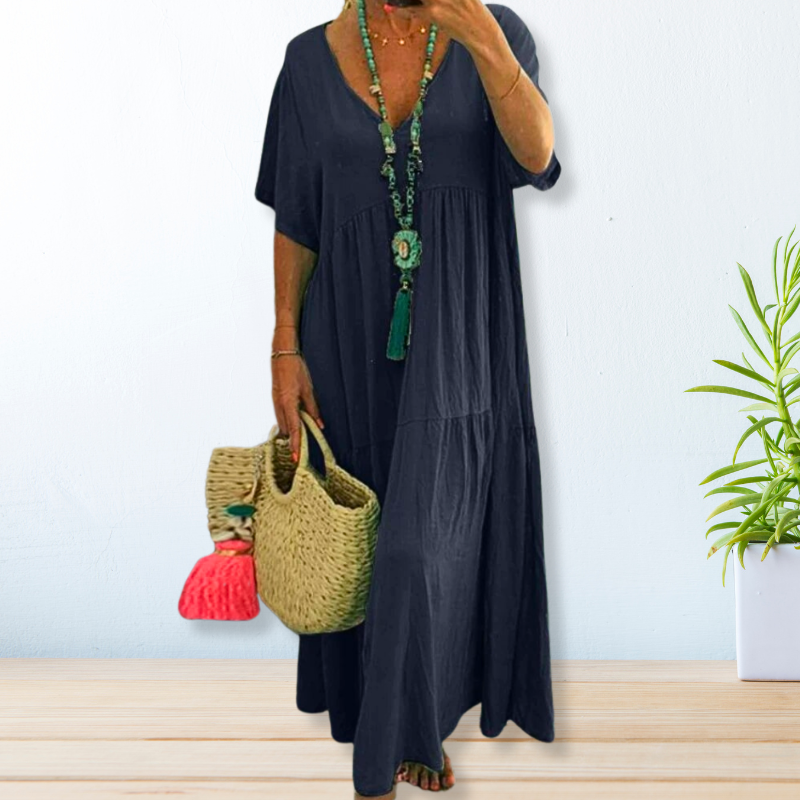 Jolaine - Women's Relaxed Fit Summer Maxi Dress (Plus Size Available) - photo 8