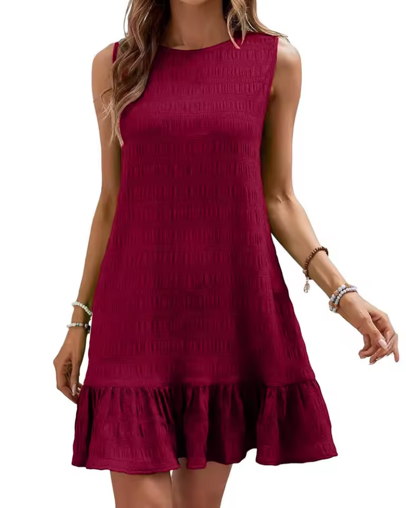 Sidonie - Women's Mini Textured Dress
