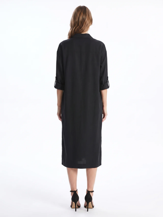 Gwendolen - Women's Shirt Midi Dress - photo 2