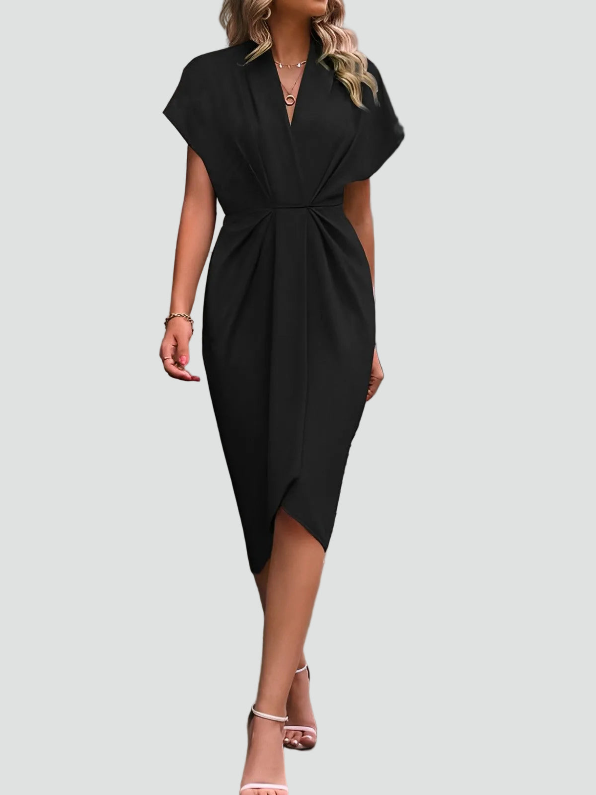 Zinnia - Women's Wrap Midi Dress - photo 12