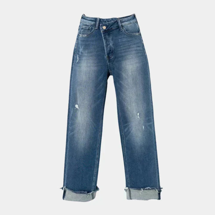 Magdalena - Women's Straight Leg High Jeans - photo 4