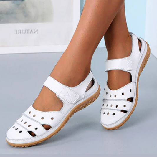 Rachel - Women's Ultimate Comfort Hollow Hook Flat Sandals - photo 2