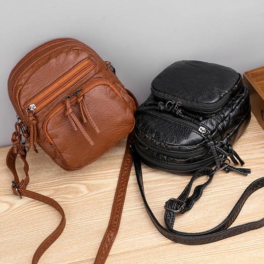Ava - Women's Leather Crossbody Bag - photo 2