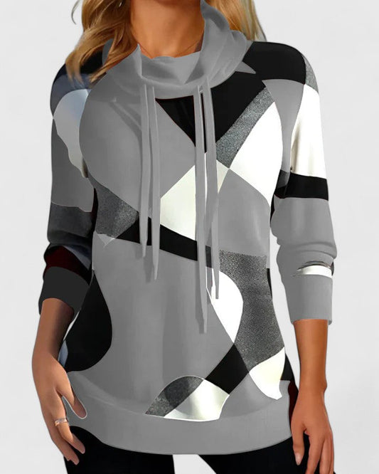 Anneliese - Women's Cowl Drawstring Sweater - photo 2