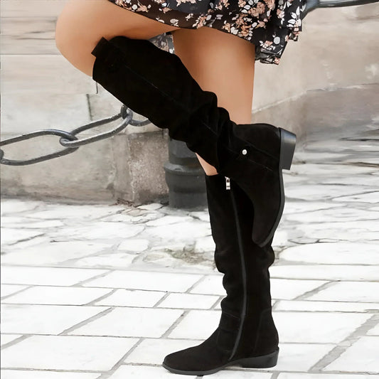 Ulla - Women's Zipper Vegan Boots - photo 2