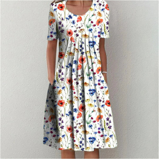 Freya - Women's High-Quality Cotton Floral Dress For Woman - photo 2