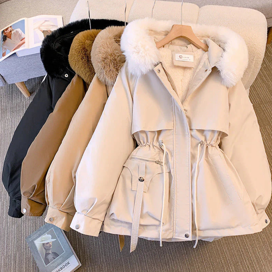 Colette - Women's Fur Hooded Jacket - photo 6