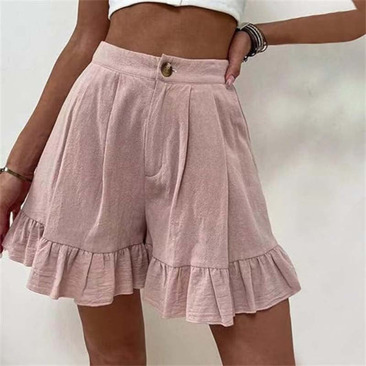 Gill - Women's Flowy Ruffle Hem Shorts - photo 2
