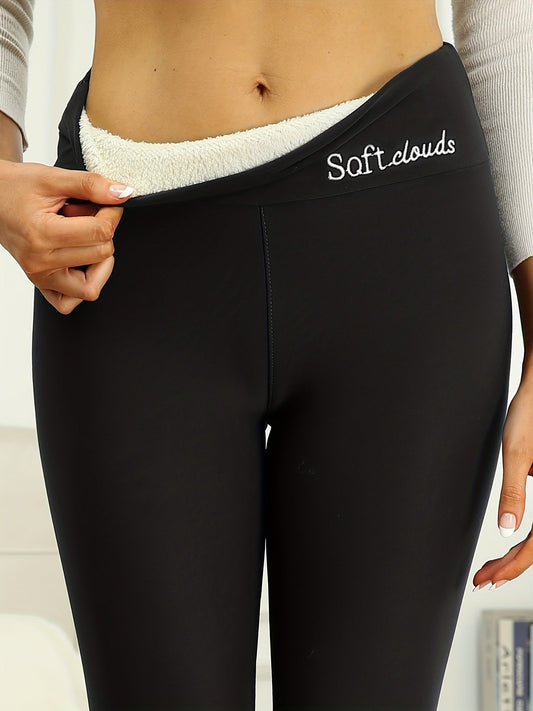 Sabine - Women's High-Waist Thermal-Lined Pants - photo 2