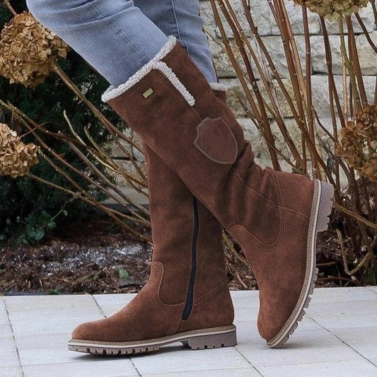 Clara - Women's Retro Winter Boots with Plush Lining - photo 2