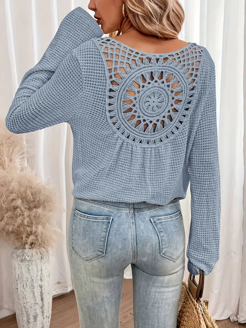 Gwendolen - Women's V-neck Sweater - photo 18