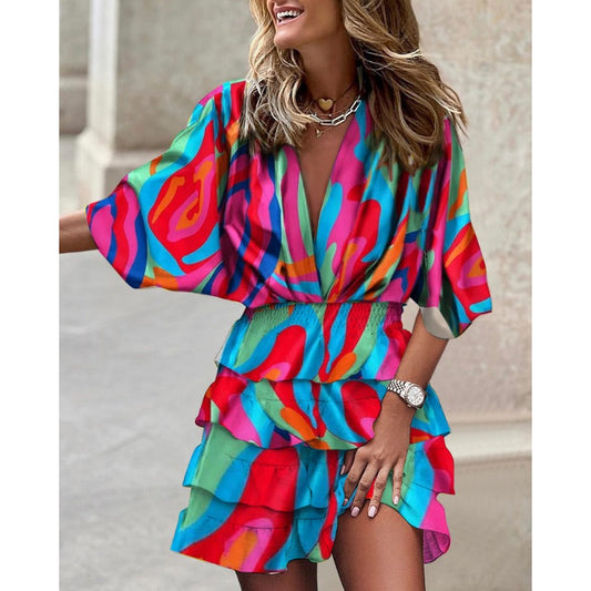 Ellie - Women's Floral Mini Dress - photo 2