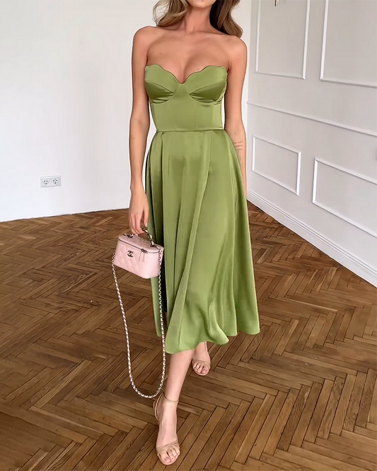 Vivienne - Women's Strapless Elegant Dress - photo 2