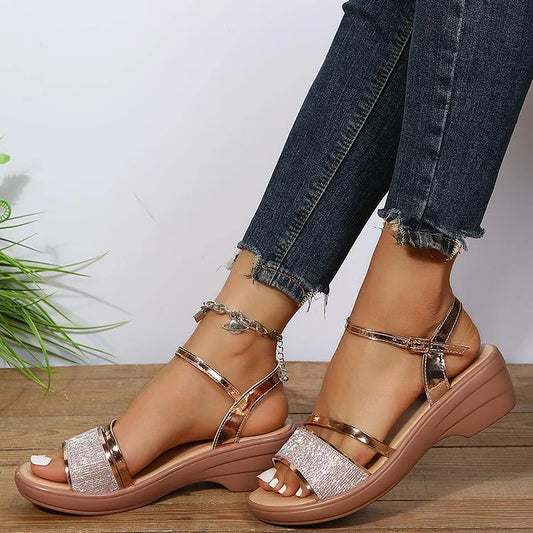 Alma - Women's Comfort Buckles Sandal - photo 2