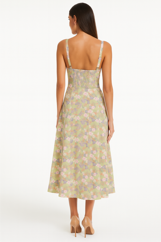 Melisande - Women's Flared Midi Dress - photo 2