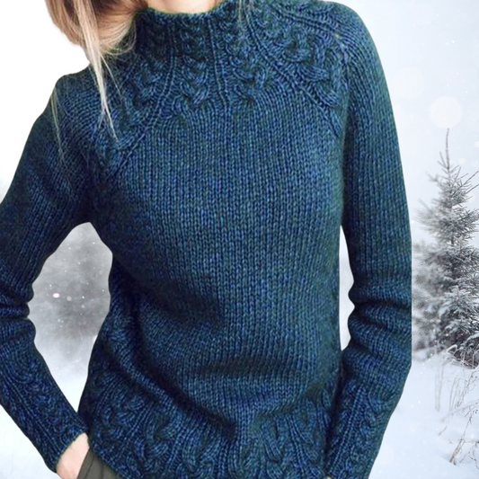 Tamsin - Women's Turtleneck Sweater - photo 2