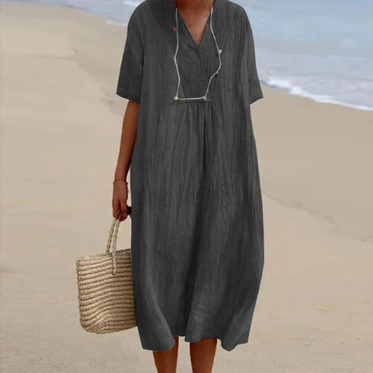 Katrijn - Abito da spiaggia dalla vestibilità morbida da donna