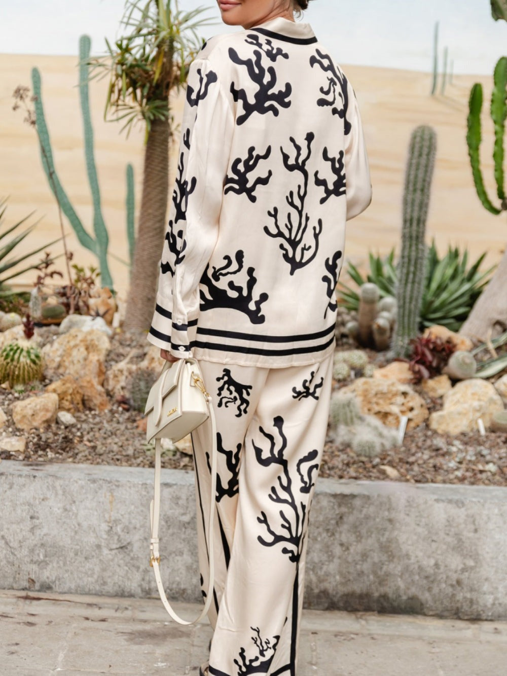 Lavinia - Women's Button-Up Pyjama Loungewear - photo 3
