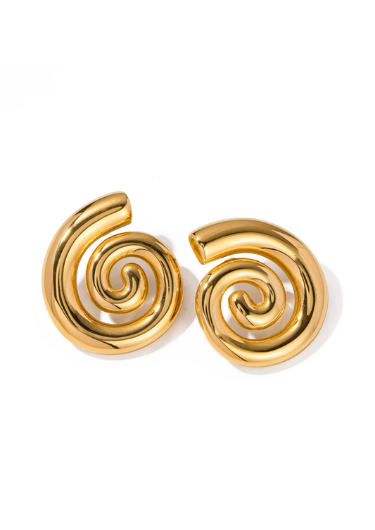 Sarah - Women's Earrings Gold and Silver Handcrafted Hypoallergenic Lightweight - photo 2