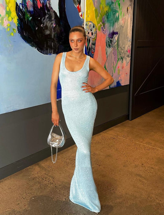 Carole - Women's Sequin Maxi Dress - photo 2