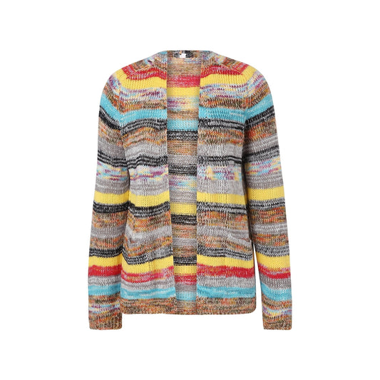 Beatrix - Women's Striped Knit Cardigan - photo 2
