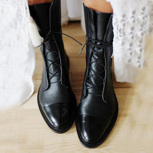 Theodora - Women's Classic Lace-up Boots - photo 2