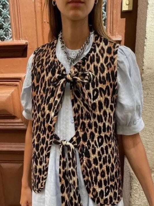 Lola - Women's Leopard Print Gilet for Casual and Trendy Outfits - photo 2
