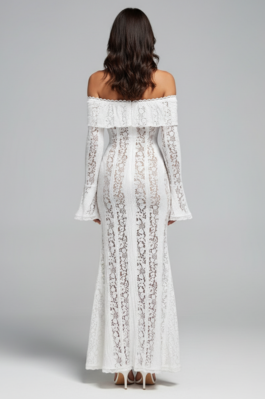 Alison - Women's Lace Maxi Dress - photo 2