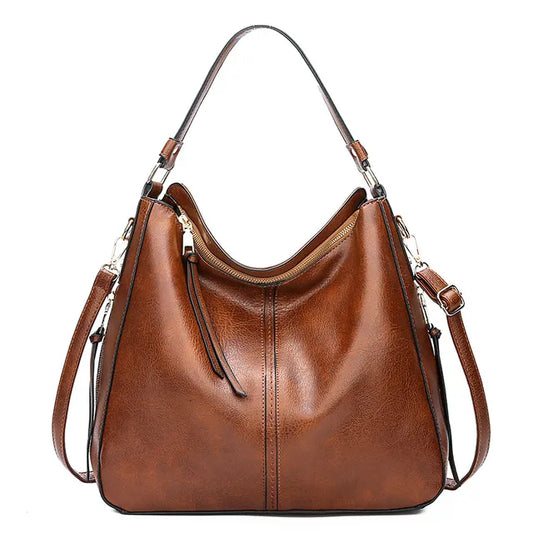 Diane - Women's Large Structured Leather Tote Bag - photo 2
