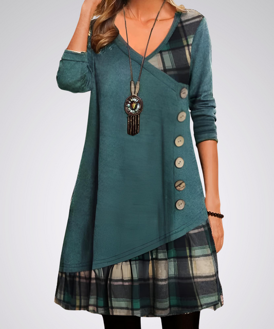 Faye - Women's Cotton Vintage Dress - photo 2