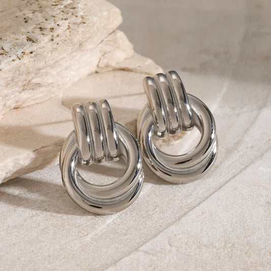 Tilly - Women's Layered Chic Hoop Earrings - photo 2