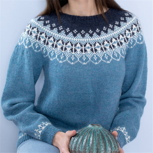 Annika - Women's Nordic Knit Sweater - photo 2