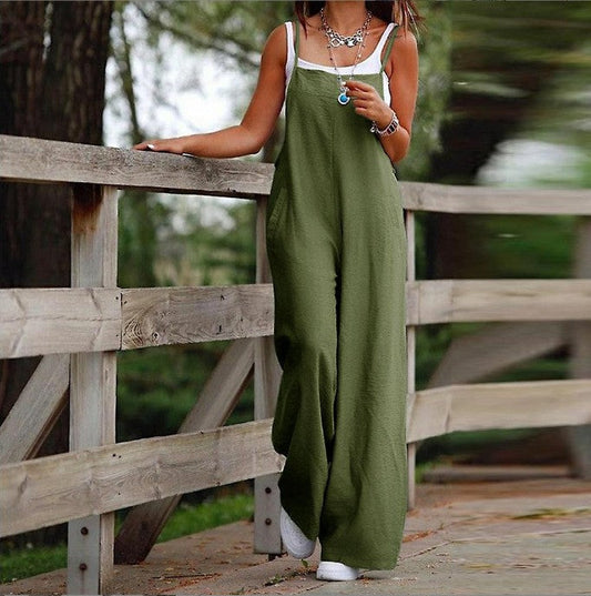 Violette - Women's Relaxed Wide-Leg Jumpsuit - photo 2