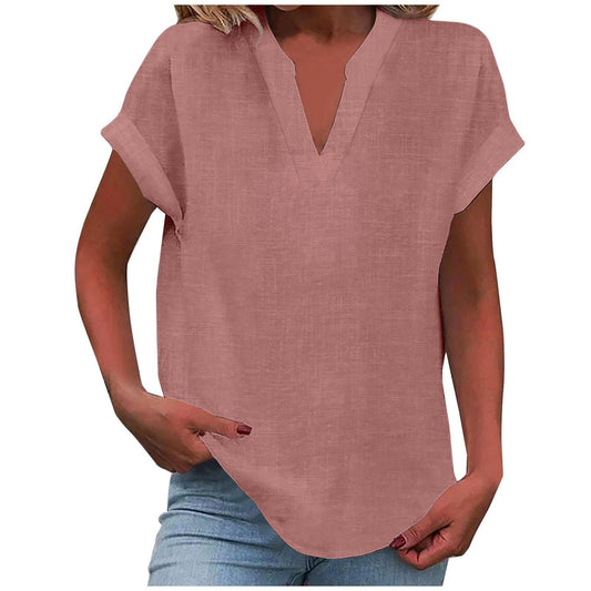 Bronte - Women's Linen Short Top - photo 2