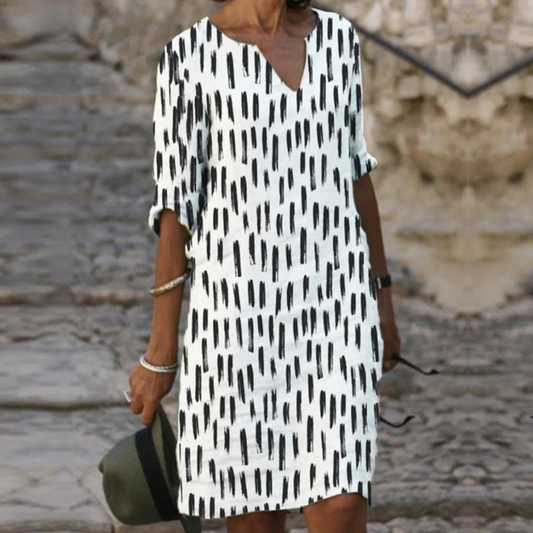 Margaret - Women's Designer Patterned Dress - photo 2