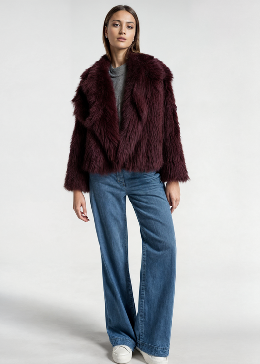 Carrie - Women's Faux Fur Coat - photo 2