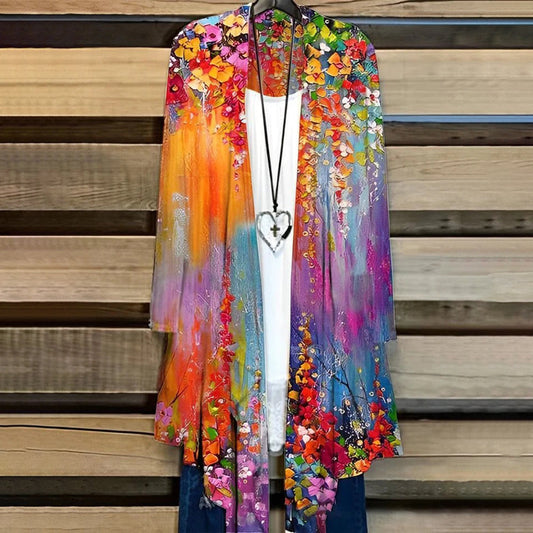 Giselle - Women's Garden Kimono Cardigan - photo 2
