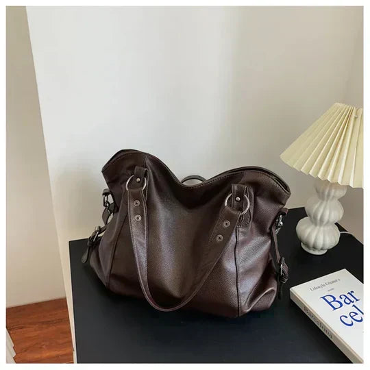 Oriane - Women's Leather Structured Bag - photo 4