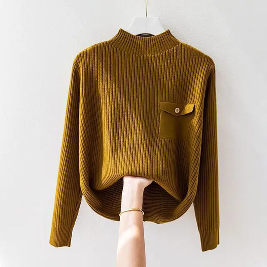 Elodie - Women's Ribbed Sweater - photo 2