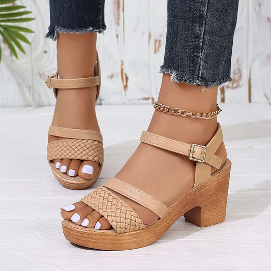 Amaia - Women's Ankle Strap Buckles Sandal - photo 2