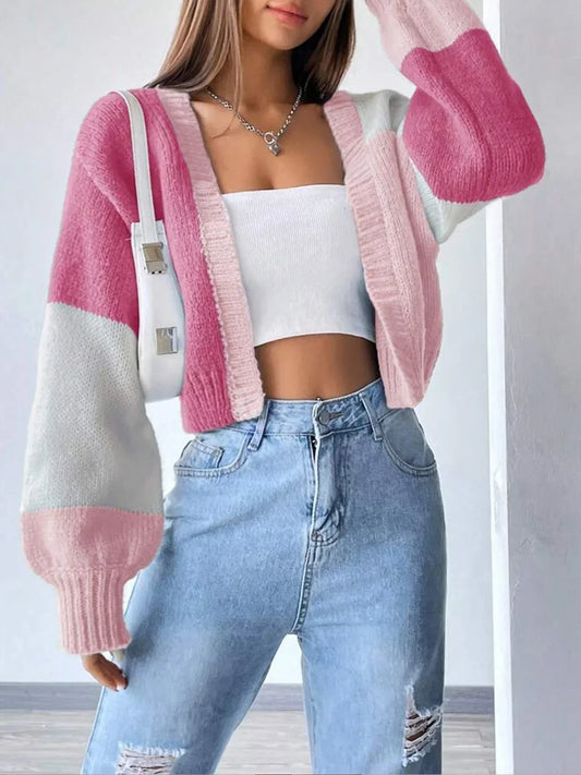 Clarisse - Women's Colourblock Knit Cardigan - photo 2