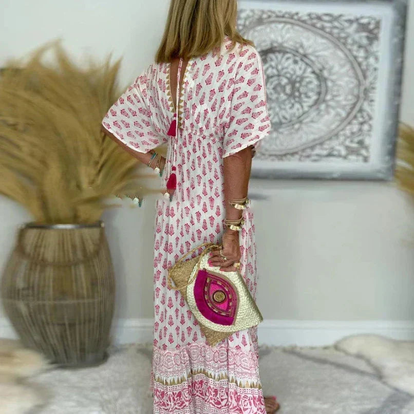 Helene - Women's Maxi Boho Dress - photo 3