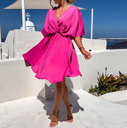Stella - Women's Flowy Mini Dress - photo 2