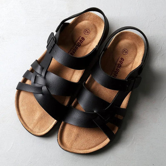 Beatrice - Women's Faux Leather Sandals - photo 2