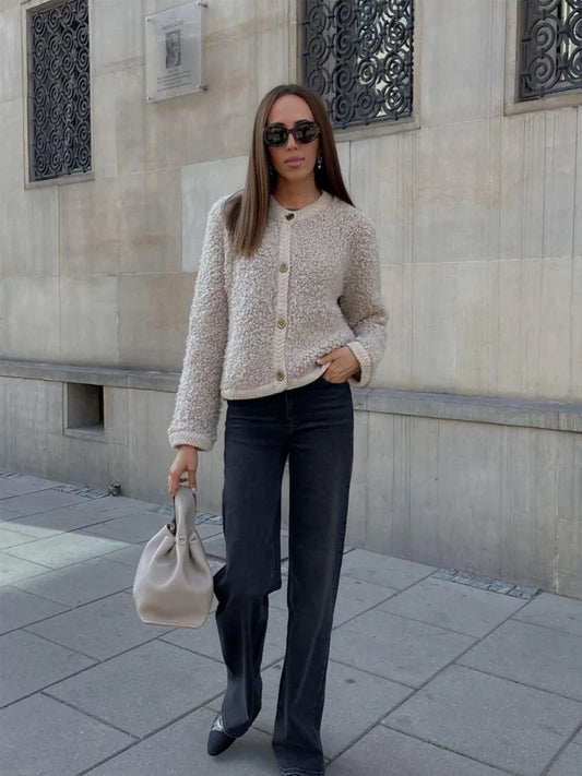 Wilhelmine - Women's Wrap Teddy Cardigan - photo 2