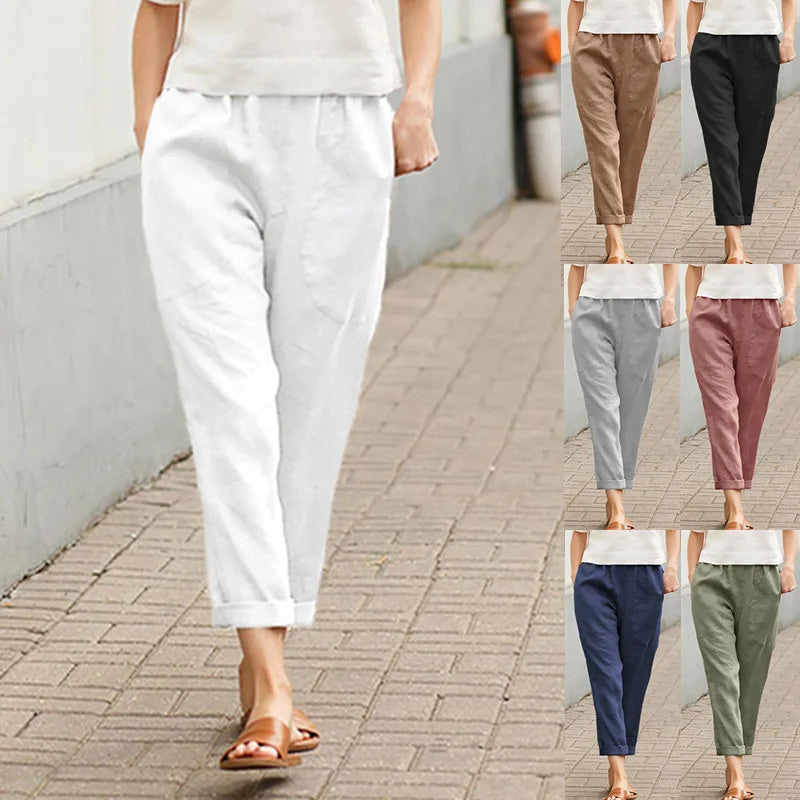 Alanna - Women's Loose Pocket Pants - photo 9