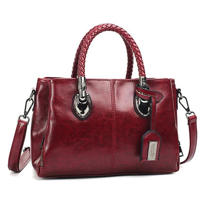 Phoebe - Women's Leather Duffle Bag - photo 9