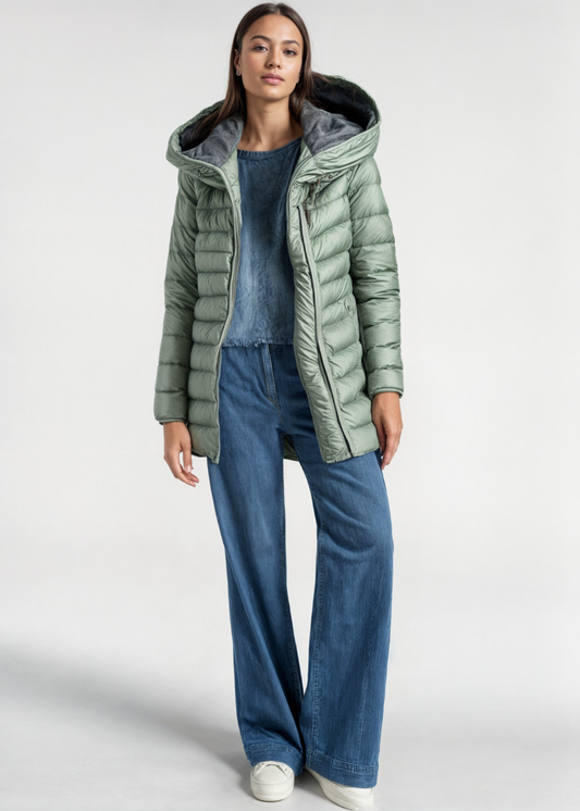 Lois - Women's Luxe Hooded Coat - photo 2