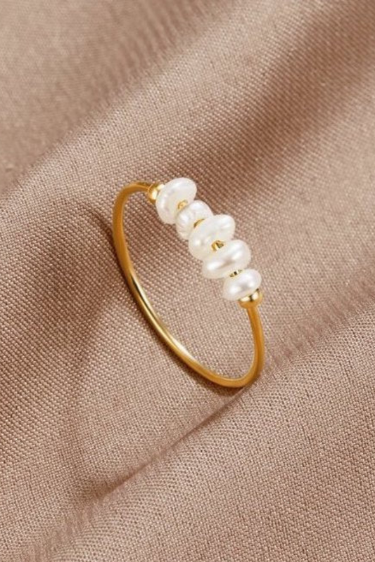 Jane - Women's Minimalist Pearl Ring - photo 2